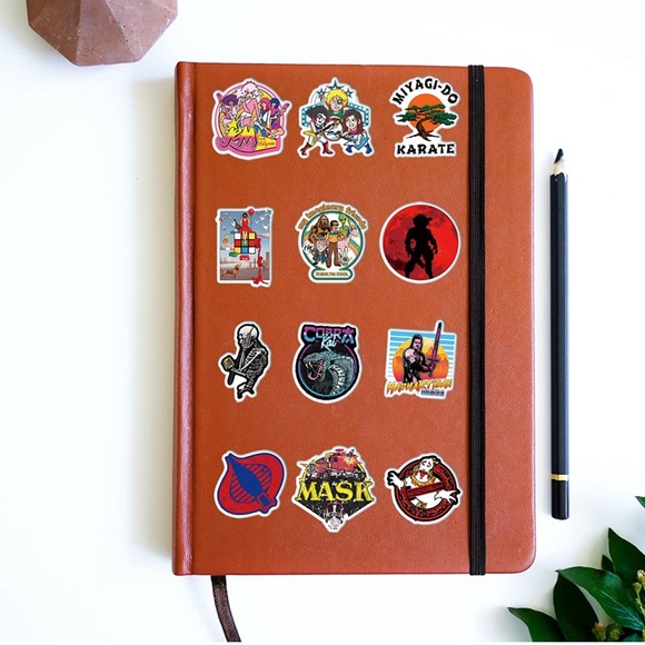 80’s Stickers 12 Vinyl Stickers - Mystery Bundle - Picture 5 of 5